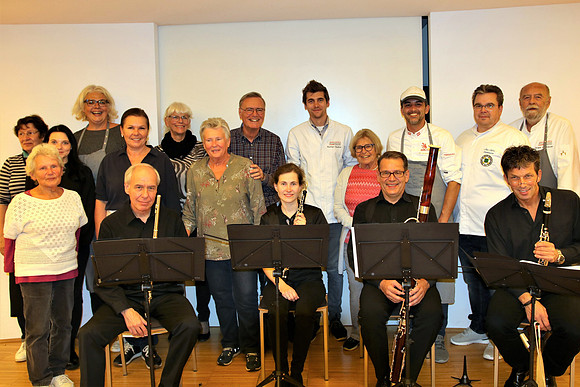 Festmahl im Salzburger Adventhaus
