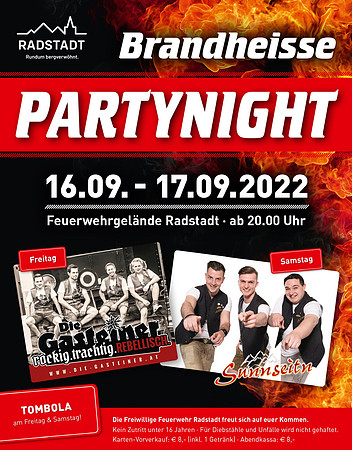 Brandheiße Partynight 2022