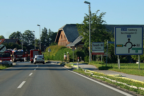 Großbrand bei Emco Hallein