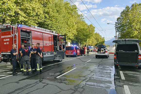 Schwerer PKW Unfall in Salzburg