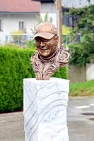 Bronzebüste zu Ehren von Niki Lauda