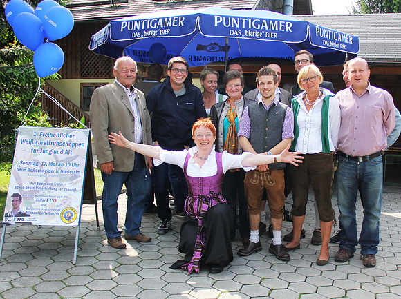 Weißwurstfrühschoppen in Niederalm 2015
