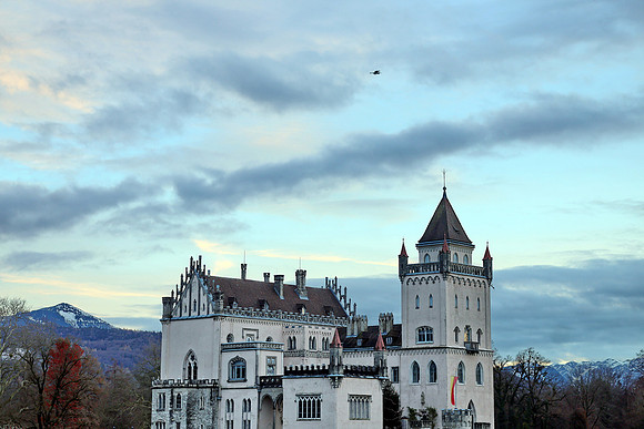 Turmblasen auf Schloss Anif