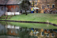 Turmblasen auf Schloss Anif