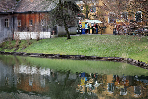Turmblasen auf Schloss Anif