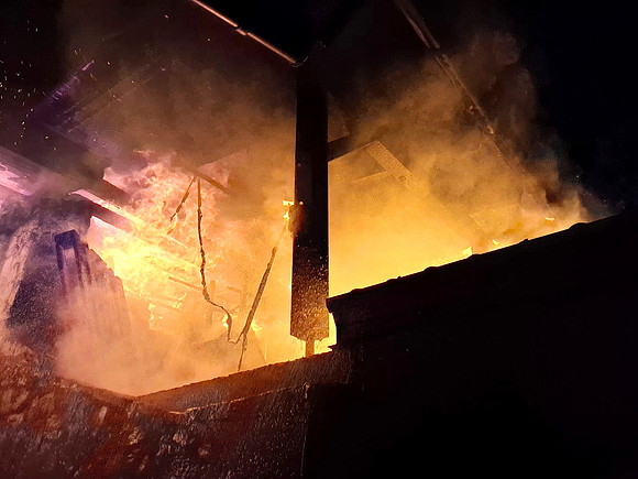 Brand in Puch