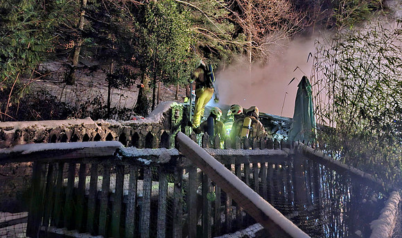 Brand in Puch