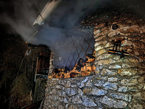 Brand in Puch