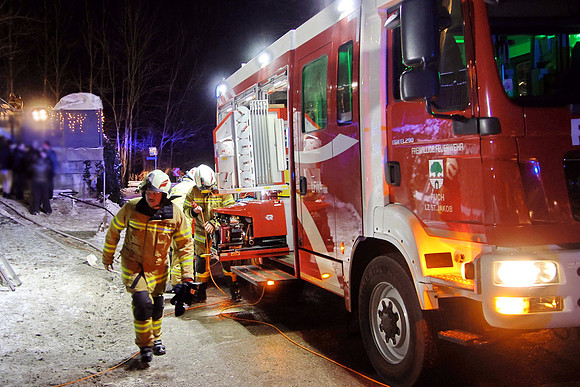 Brand in Puch