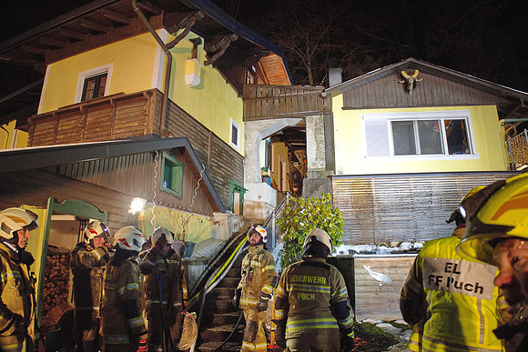 Brand in Puch