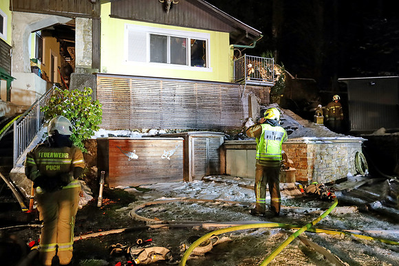 Brand in Puch