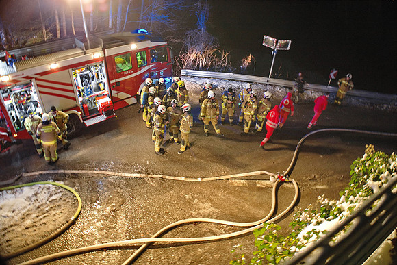 Brand in Puch