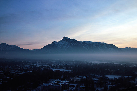 1. Adventlichterflug über Salzburg