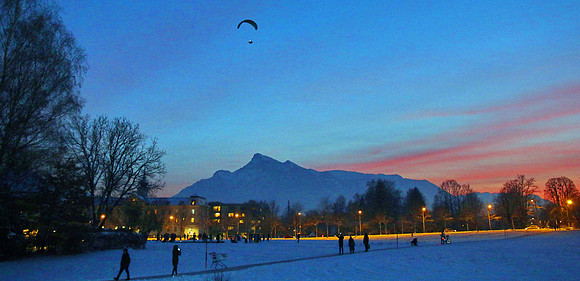 1. Adventlichterflug über Salzburg