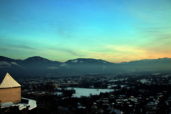 1. Adventlichterflug über Salzburg