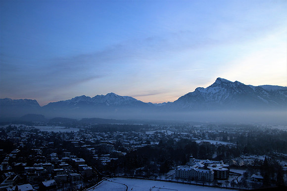 1. Adventlichterflug über Salzburg