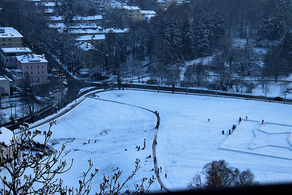 1. Adventlichterflug über Salzburg