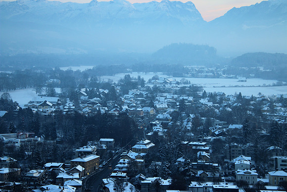 1. Adventlichterflug über Salzburg