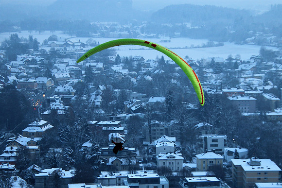 1. Adventlichterflug über Salzburg