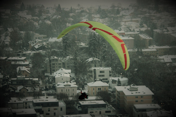 1. Adventlichterflug über Salzburg