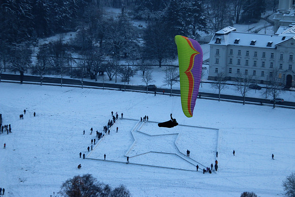 1. Adventlichterflug über Salzburg