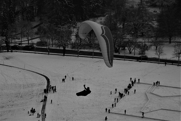 1. Adventlichterflug über Salzburg