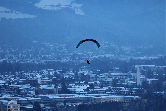 1. Adventlichterflug über Salzburg