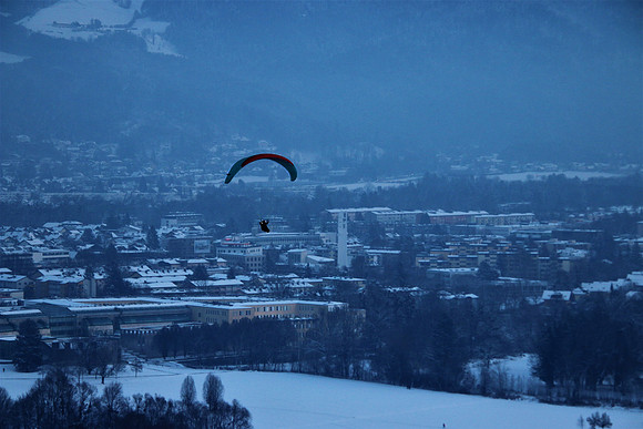 1. Adventlichterflug über Salzburg