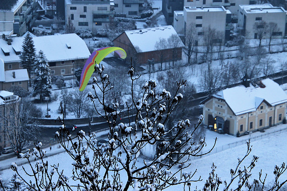 1. Adventlichterflug über Salzburg