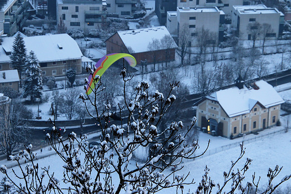 1. Adventlichterflug über Salzburg
