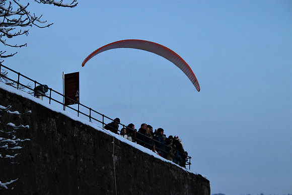 1. Adventlichterflug über Salzburg