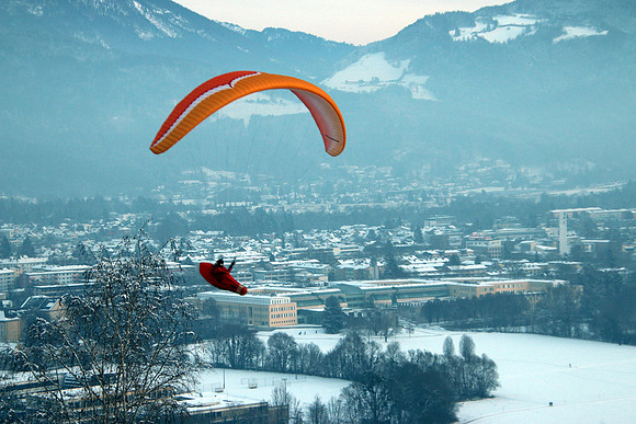 1. Adventlichterflug über Salzburg