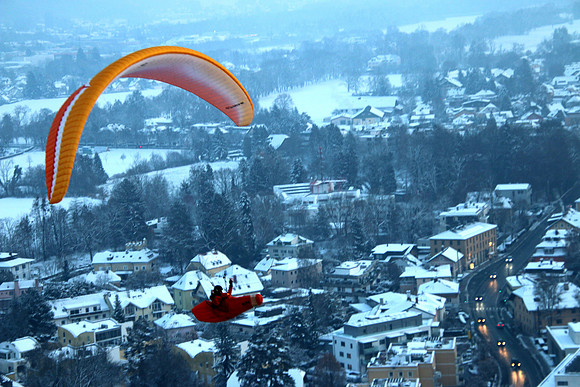 1. Adventlichterflug über Salzburg