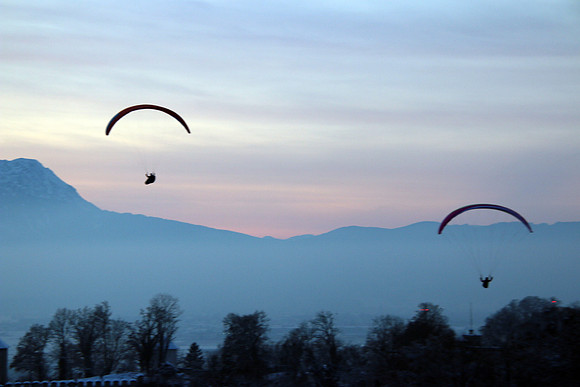 1. Adventlichterflug über Salzburg