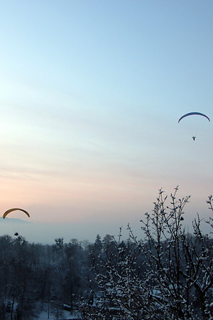 1. Adventlichterflug über Salzburg