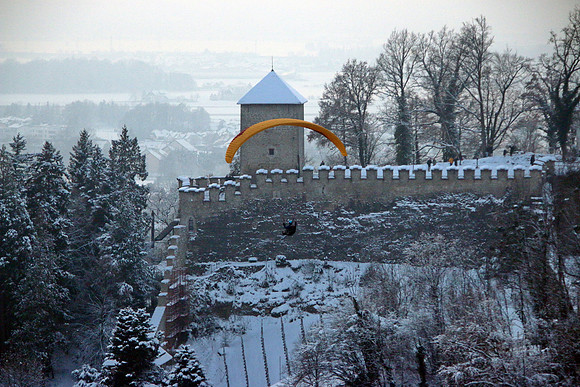 1. Adventlichterflug über Salzburg