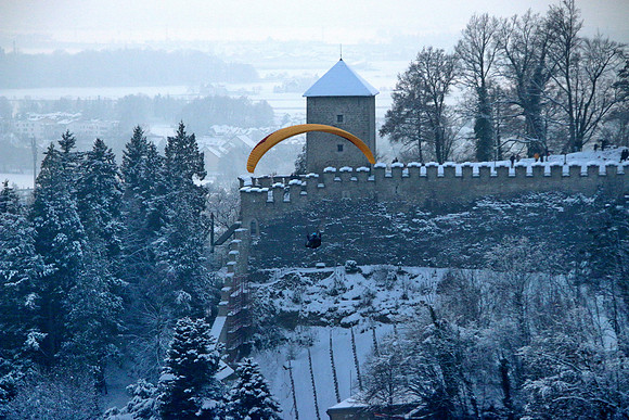 1. Adventlichterflug über Salzburg