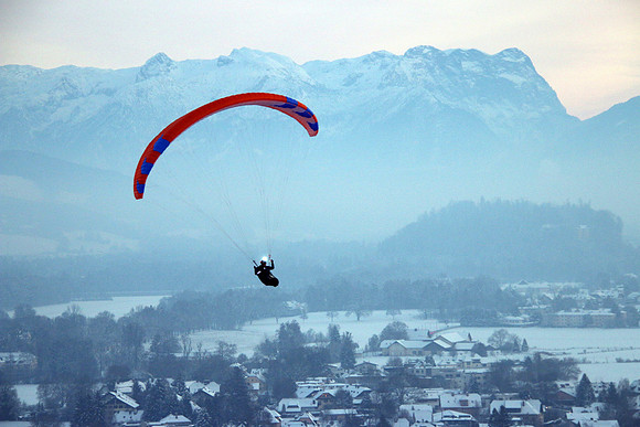 1. Adventlichterflug über Salzburg