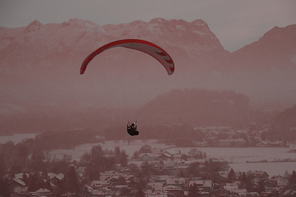 1. Adventlichterflug über Salzburg