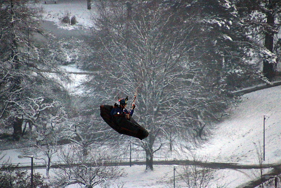 1. Adventlichterflug über Salzburg