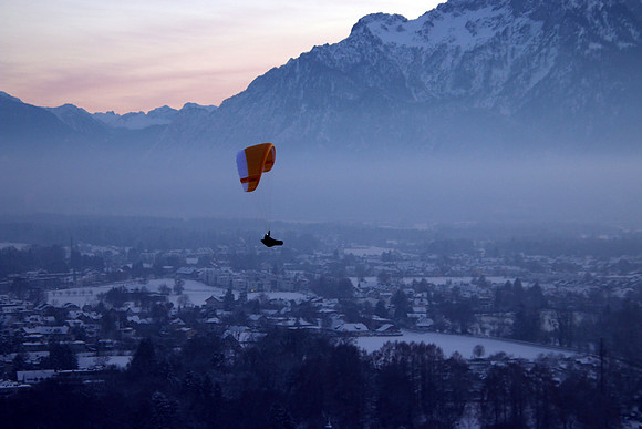 1. Adventlichterflug über Salzburg