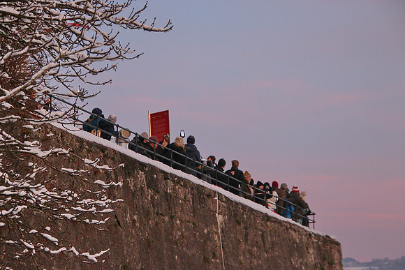 1. Adventlichterflug über Salzburg