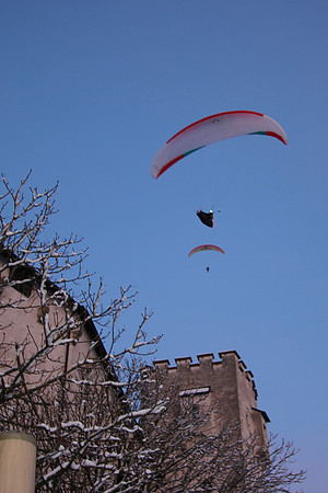 1. Adventlichterflug über Salzburg