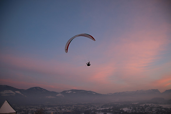 1. Adventlichterflug über Salzburg