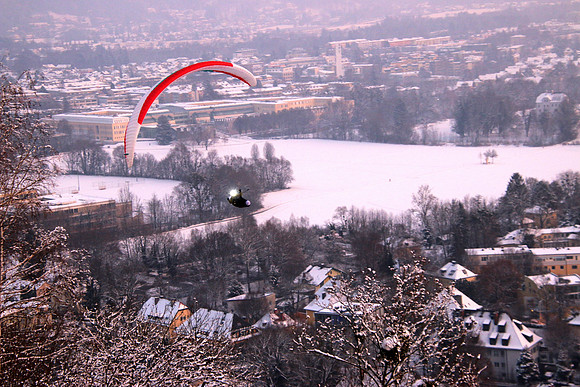 1. Adventlichterflug über Salzburg