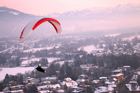 1. Adventlichterflug über Salzburg