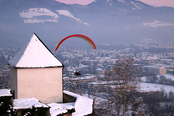 1. Adventlichterflug über Salzburg