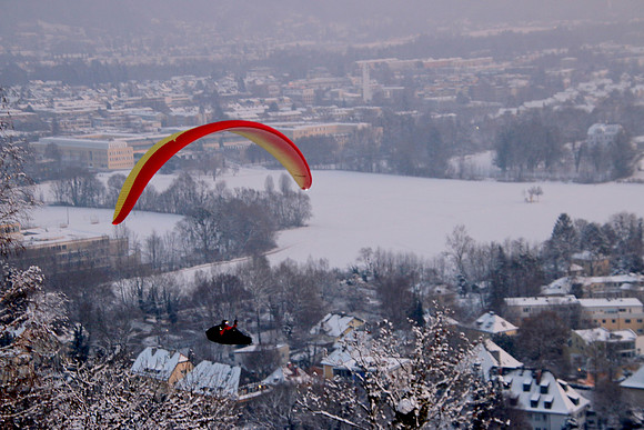 1. Adventlichterflug über Salzburg