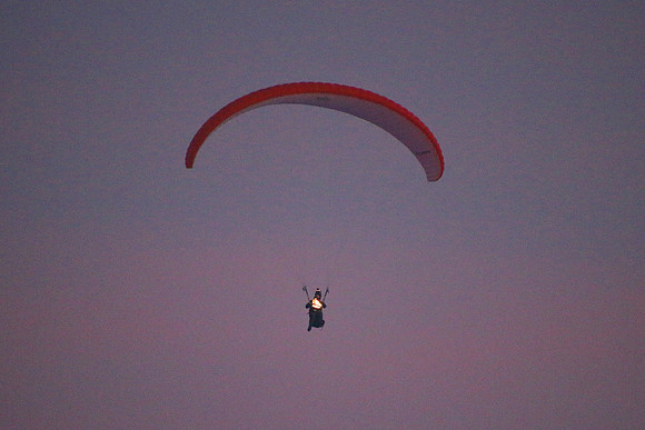 1. Adventlichterflug über Salzburg