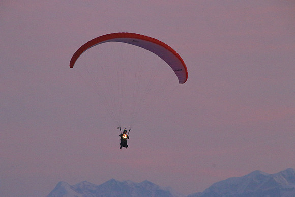 1. Adventlichterflug über Salzburg